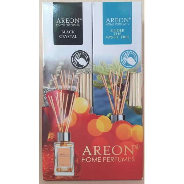 Areon Home Perfume 85 Ml Under The Mystic Tree + Black Crystal Pachet Craciun 2 Buc